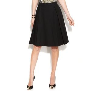 Vince Camuto Pleated A-line Skirt